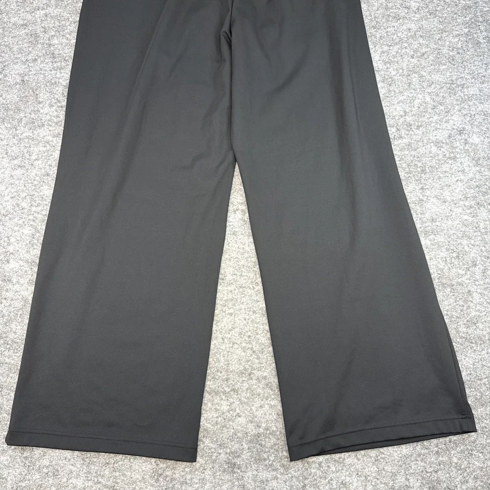 Halara baggy pleated work pants women's XL black pull on pockets trousers NWOT